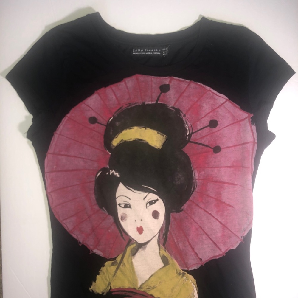 Zara Collection Women’s Graphic Tee Size Medium